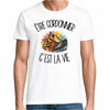 T-shirt Homme Blanc Être cordonnier c'est la vie