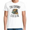 T-shirt Homme Blanc Être couturier c'est la vie