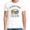 T-shirt Homme Blanc Être assistante de direction c'est la vie
