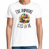 T-shirt Homme Blanc Être animatrice c'est la vie