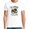 T-shirt Homme Blanc Être comptable c'est la vie