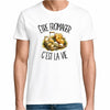 T-shirt Homme Blanc Être fromager c'est la vie