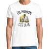 T-shirt Homme Blanc Être pharmacien c'est la vie