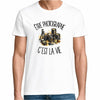 T-shirt Homme Blanc Être photographe c'est la vie
