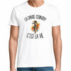 T-shirt Homme Blanc La danse country c'est la vie