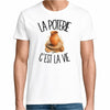 T-shirt Homme Blanc La poterie c'est la vie