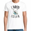 T-shirt Homme Blanc L'aviron c'est la vie