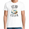 T-shirt Homme Blanc Les BD c'est la vie