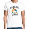 T-shirt Homme Blanc Mon Jack Russell c'est ma vie