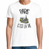 T-shirt Homme Blanc Paris c'est la vie