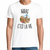 T-shirt Homme Blanc Arras c’est la vie