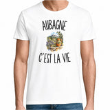 T-shirt Homme Blanc Aubagne c’est la vie