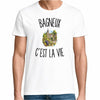 T-shirt Homme Blanc Bagneux c’est la vie