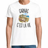 T-shirt Homme Blanc Carnac c’est la vie
