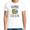 T-shirt Homme Blanc Colomiers c’est la vie