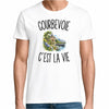 T-shirt Homme Blanc Courbevoie c’est la vie