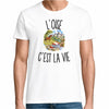 T-shirt Homme Blanc L’Oise c’est la vie