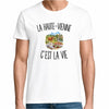 T-shirt Homme Blanc La Haute-Vienne c’est la vie