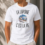T-shirt Homme Blanc La Laponie c’est la vie