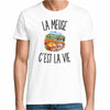T-shirt Homme Blanc La Meuse c’est la vie