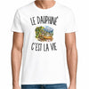 T-shirt Homme Blanc Le Dauphiné c’est la vie