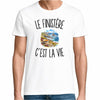 T-shirt Homme Blanc Le Finistère c’est la vie