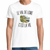 T-shirt Homme Blanc Le Val de Loire c’est la vie