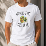 T-shirt Homme Blanc Les Deux-Sèvres c’est la vie