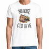 T-shirt Homme Blanc Mulhouse c’est la vie