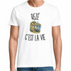 T-shirt Homme Blanc Rezé c’est la vie