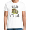 T-shirt Homme Blanc Villejuif c’est la vie