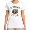 T-shirt Femme Blanc Être prof d'anglais c'est la vie