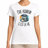 T-shirt Femme Blanc Être assureur c'est la vie