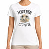 T-shirt Femme Blanc Mon mouton c'est ma vie