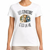 T-shirt Femme Blanc Les concours c'est la vie