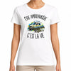 T-shirt Femme Blanc Être ambulancière c'est la vie