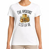 T-shirt Femme Blanc Être apicultrice c'est la vie