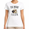 T-shirt Femme Blanc Être avocate c'est la vie