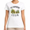 T-shirt Femme Blanc Être pharmacienne c'est la vie