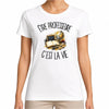 T-shirt Femme Blanc Être professeure c'est la vie