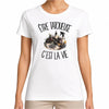 T-shirt Femme Blanc Être tatoueuse c'est la vie