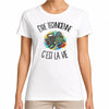 T-shirt Femme Blanc Être technicienne c'est la vie