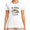 T-shirt Femme Blanc Être architecte c'est la vie