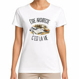 T-shirt Femme Blanc Être architecte c'est la vie