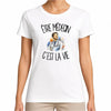 T-shirt Femme Blanc Être médecin c'est la vie