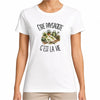 T-shirt Femme Blanc Être paysagiste c'est la vie