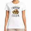 T-shirt Femme Blanc L'archéologie c'est la vie