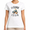 T-shirt Femme Blanc La céramique c'est la vie