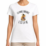 T-shirt Femme Blanc La danse orientale c'est la vie