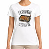 T-shirt Femme Blanc La plancha c'est la vie